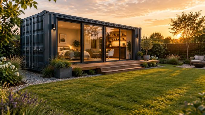 Studio container 20 m² : moins cher qu’une extension